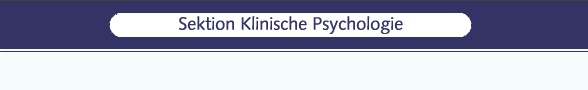 Sektion Klinische Psychologie